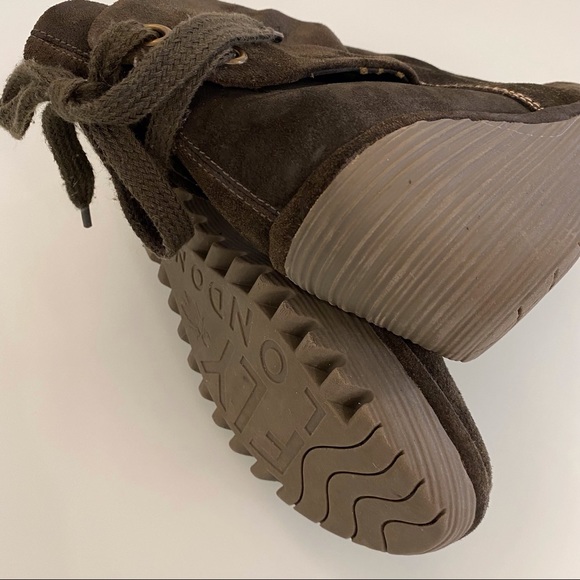 Fly London | Yama Sludge Suede Wedge Booties | Size 39 - Picture 9 of 16